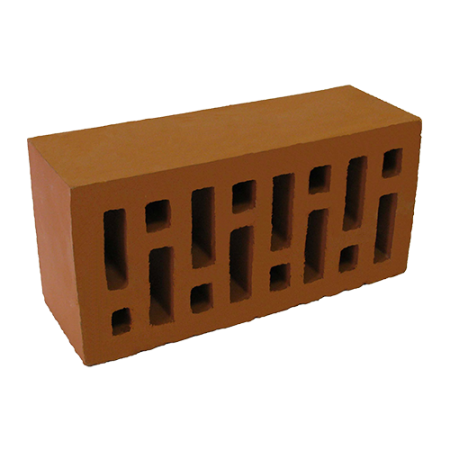 Починковский кирпич лицевой красный гладкий 1,4НФ