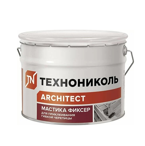 Мастика для гибкой черепицы ТЕХНОНИКОЛЬ №23 Фиксер 12 кг