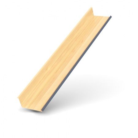 Планка примыкания нижняя 250х122х2000 Ecosteel Matt./Т 0.5