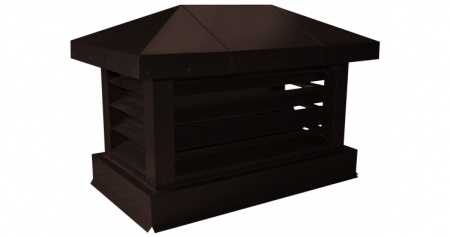 Дымник с жалюзи GreenCoat Pural Matt BT