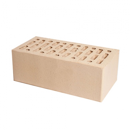 Кирпич Уралглавкерамика лицевой сливки гладкий 1,4НФ