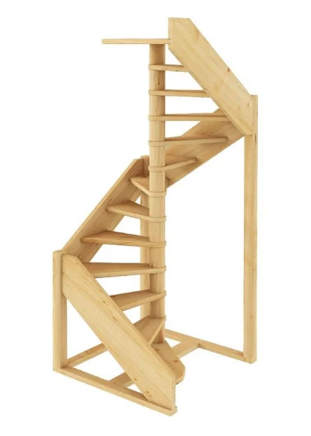 Лестница ЛС-1.2хм без подступенков П бук