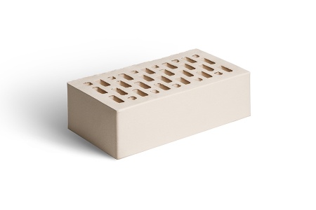 Саранский кирпич лицевой 1НФ белый гладкий