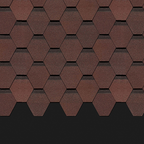 Гибкая черепица Docke Premium Шеффилд Зрелый каштан