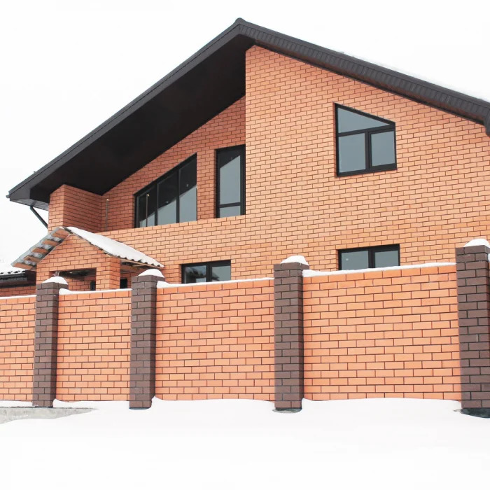 Ключищинский кирпич лицевой 1.4НФ персик византия