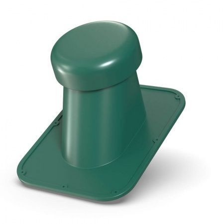 Выход универсальный Металл Профиль Ø110/200 на фальцевую и готовую мягкую кровлю RAL6005