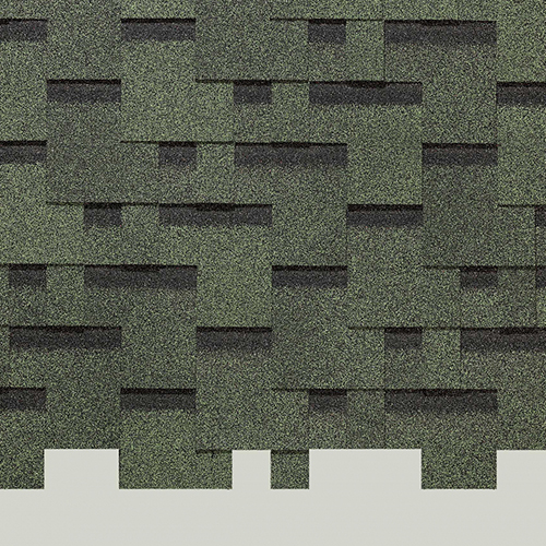 Гибкая черепица Docke Europa Матрица Зеленый