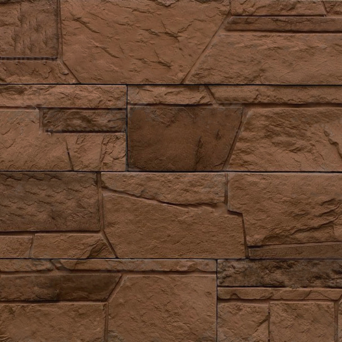Облицовочный камень Арт Альянс Готика коричневый+темно-коричневый