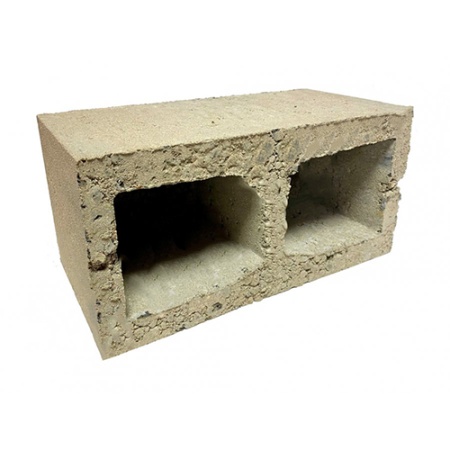 Блок керамзитобетонный 2-пустотный тяжелый КСР-ПР-ПС-39-35-F50-900 Спектр Н