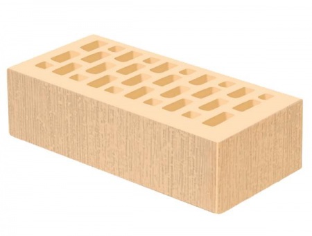 Голицынский кирпич лицевой 1НФ слоновая кость береста