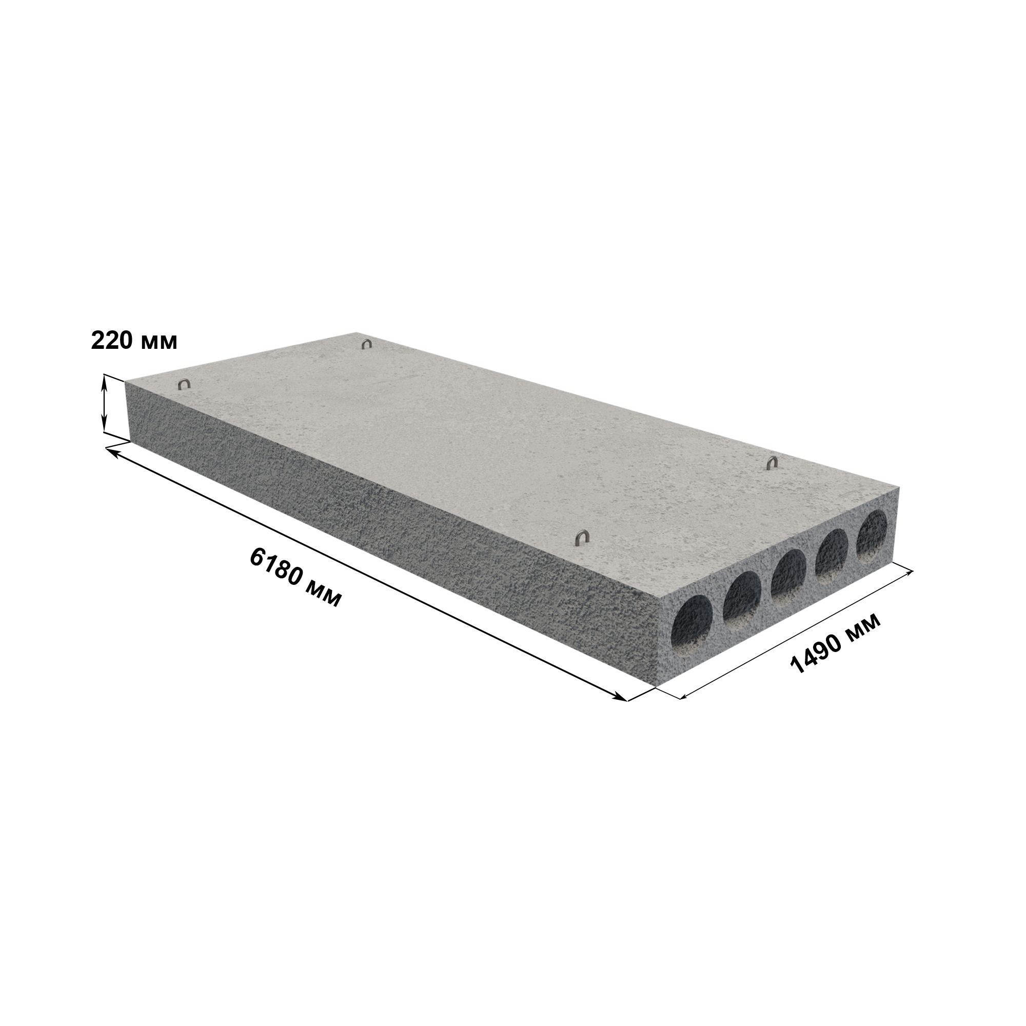 Плита перекрытия ПК62-15-8ТА5