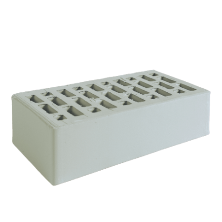 Кирпич лицевой пустотелый Норский 1НФ серый гладкий