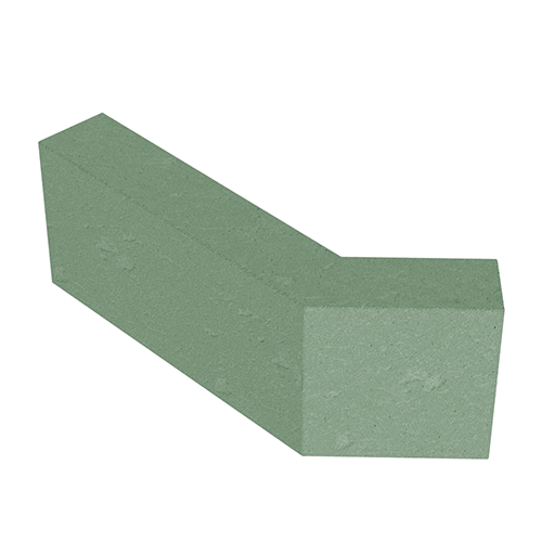 Сплитерный перегородочный блок Г-образный "135" ССПГ "135" зеленый