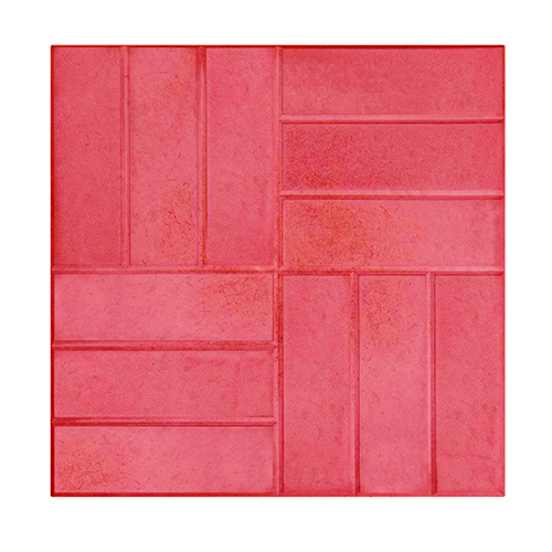 Тротуарная плитка Арт Альянс 12 камней 500 х 500 х 45 Красный