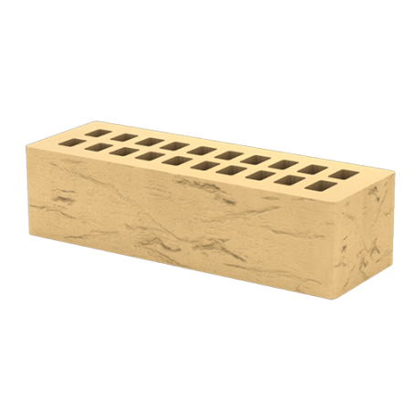 Кирпич лицевой Тербунский гончар пустотелый 0,7НФ золотистый старый город