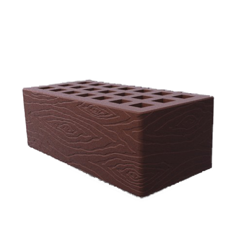 Саранский кирпич лицевой (СЗЛК) 1.4НФ коричневый дерево