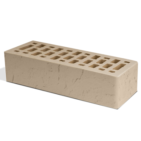 Маркинский кирпич лицевой 1НФ светло-бежевый скала