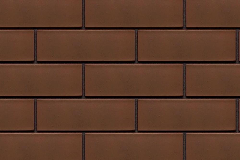 Саранский кирпич лицевой 1НФ шоколад гладкий