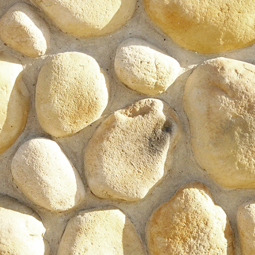 Облицовочный камень Арт Альянс Голыш светло-бежевый