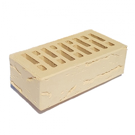 Кирпич лицевой Строма 1,4НФ слоновая кость кора дуба