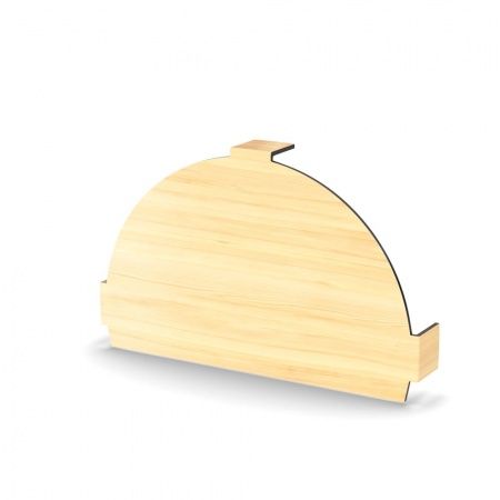 Заглушка конька круглого простая Ecosteel 0.5