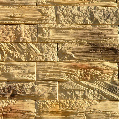 Облицовочный камень Арт Альянс Древесный кирпич бежевый+темно-коричневый