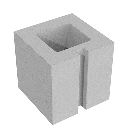 Стеновой полублок СБП 19 сталь