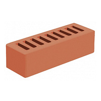 Голицынский кирпич лицевой 0.7НФ красный гладкий