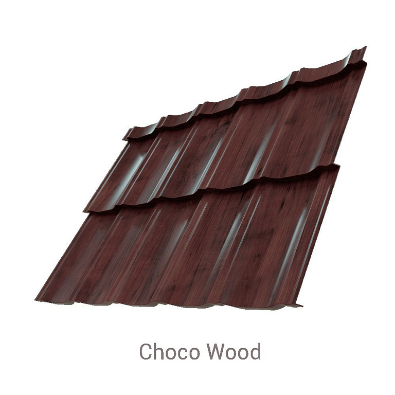 Металлочерепица Kvinta Uno GreenCoat Pural BT 0.5