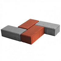 Брусчатка вибропресс Евроблок Кирпичик 200 х 100 х 40 Серый